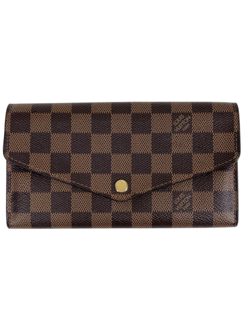 Louis Vuitton Portefeuille Sarah Wallet Damier Brown Rose Ballerine